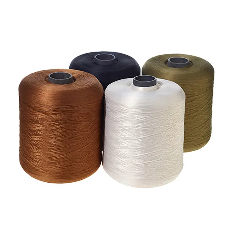 Hot Sale Product 100% spun polyester sewing thread 60/3 polyester thread bracelet for Leather Shoe&Bags