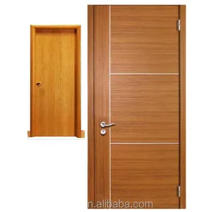 Commercial Building Apartment House Room Interior Mdf Door Wood Veneer Mdf Wooden Door