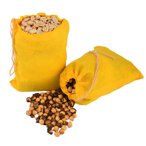 ถุงของขวัญผ้าฝ้ายพรีเมียมแบบมีเชือกผูก สำหรับของชำร่วยงานแต่งงานและบรรจุภัณฑ์งานปาร์ตี้ - Product Image 5