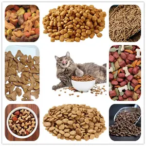 Macchina per alimenti e dolcetti per cani attrezzatura per mastica per gatti mangime per animali domestici secco impianto per attrezzature per la produzione di pellt