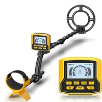 Détecteur de métaux souterrain, bobine de recherche étanche, longue durée de vie de la batterie, positionnement précis, détecteur de métaux de précision, or