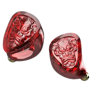 Écouteurs filaires HiFi TANGZU <span class=keywords><strong>WANER</strong></span> SG 2 Red Lion Edition 10mm PET Single Dynamic 3.5mm Type C IEM - Product Image 2