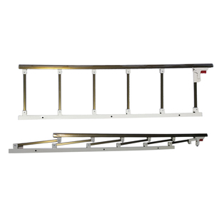 Accesorios para Camas de <span class=keywords><strong>Hospital</strong></span>, Barandillas Laterales Plegables de Aluminio Color Cobre, Venta al Mercado de la India - Product Image 1