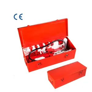 supplier 10ton Hydraulic flange spreader jack is composed of oil pump and jack in portable metal box