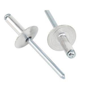 Remaches ciegos de cabeza de brida grande de aluminio y acero de 3.2mm, 4.0mm y 4.8mm - Product Image 1