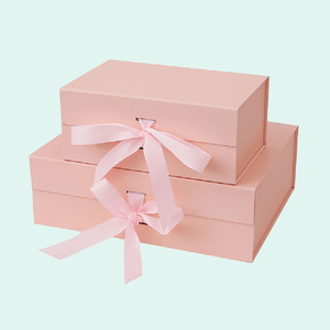 Black Ribbon Paper Gift <b>Box</b> Custom Logo Magnetic Folding Packaging <b>Box</b> For Shoes Clothes Cosmetics - Product Image 2