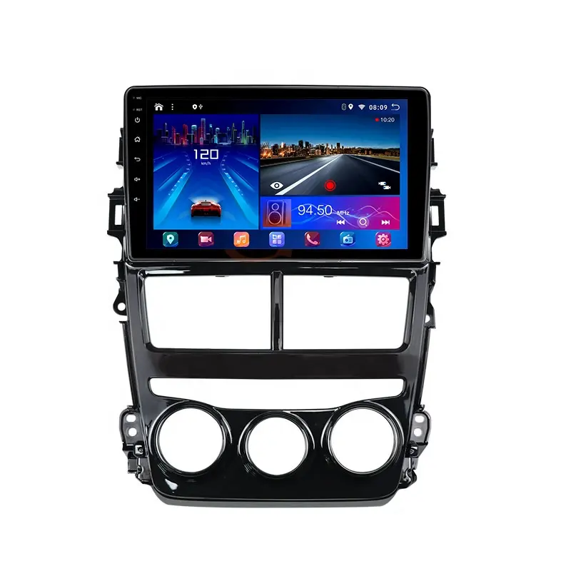 Factory direct sale 9inch auto sound the capacitive screen is full touch used for toyota yaris brand radio Multimedia player