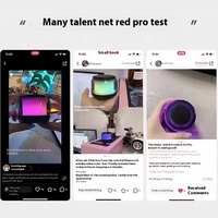 Mini Altavoz Inalámbrico Portátil YIN004 con Bluetooth 5.0 e Iluminación LED RGB para Cine en Casa, Uso en Exteriores y Computadora, Alimentado por Batería