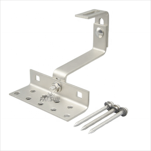 Supports de fixation pour tuiles solaires FarSun SS304, système de montage de panneaux photovoltaïques, crochets en acier inoxydable - Product Image 1