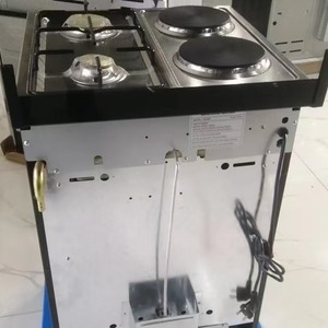 高品質500mm幅ガスコンロ、2口電気コンロと2口ガスコンロを連結した縦型ヨーロッパ規格オーブンレンジ製品 - Product Image 3