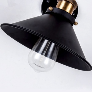 Lampada <span class=keywords><strong>da</strong></span> <span class=keywords><strong>Parete</strong></span> <span class=keywords><strong>Vintage</strong></span> in Ferro Verniciato E27 per Illuminazione Domestica Retrò - Product Image 2