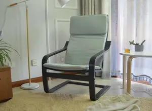 Дешевый расслабляющий стул из фанеры, кресло для отдыха с оттоманкой