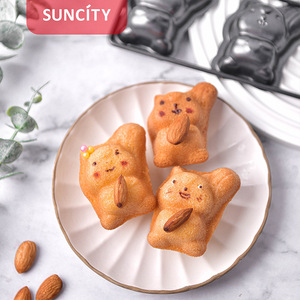 Squirrel Cake Mold 8 Cavity Carbon Steel Non Stick Animal Baking Pan For Cake Making - Product Image 3