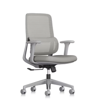 Chaise de bureau ergonomique en maille pivotante avec support lombaire pour le bureau commercial et professionnel