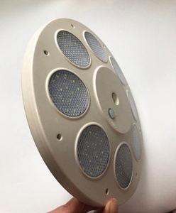 Luz <span class=keywords><strong>Solar</strong></span> de poste de bandera, mástil de bandera, iluminación <span class=keywords><strong>LED</strong></span> descendente de 136, para decoración de 15 a 25 pies, versión mejorada - Product Image 3