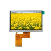 Layar IPS 4,3 inci dengan Resolusi 480*272, Antarmuka RGB, LCD Digital, Kecerahan 1000, Konektor 40-pin
