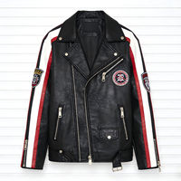 Blouson de moto en cuir noir de haute qualité pour homme, style Cafe Racer, avec Spandex, col montant, style motard hivernal, long, streetwear, motif
