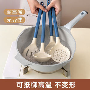 Food Grade Silicone Spatula Non Stick Heat Resistant Kitchen Utensil Stir Fry Spoon Cooking Tool Set - Product Image 4