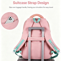 Sac à dos scolaire grande capacité style exclusif 2026, mode décontractée, avec décorations florales mignonnes pour enfants