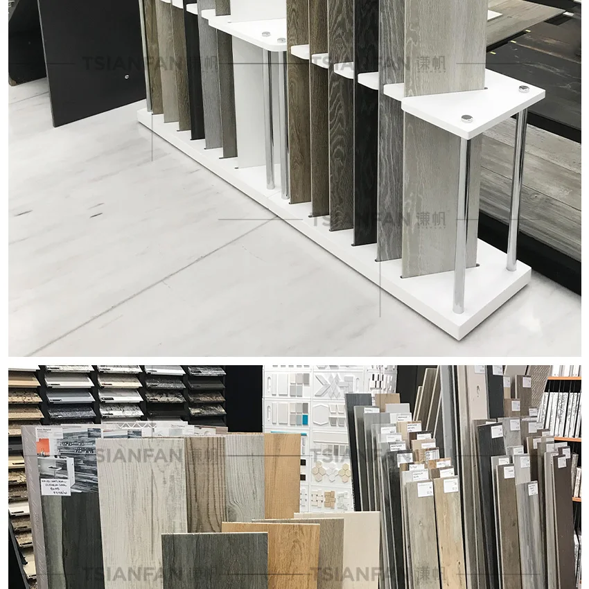 Estante de exhibición de madera maciza para suelos de madera maciza, para exhibición de suelos de madera maciza, de roble, para sala de exposición, gran oferta
