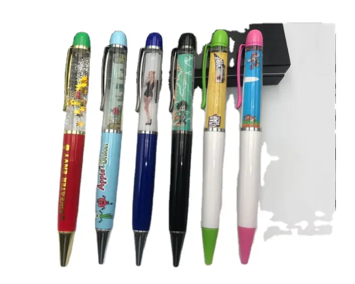 J462 Creative PVC full printing oil ballpoint pen/ advertising pen water business pen
