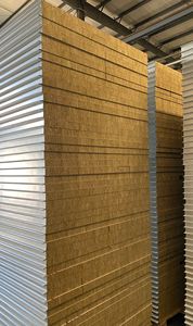 Panneaux sandwich en <span class=keywords><strong>laine</strong></span> <span class=keywords><strong>de</strong></span> roche ignifuges, d'isolation thermique et insonorisés Panneaux <span class=keywords><strong>de</strong></span> murs et <span class=keywords><strong>de</strong></span> toit en <span class=keywords><strong>laine</strong></span> <span class=keywords><strong>de</strong></span> roche Panneaux en <span class=keywords><strong>laine</strong></span> <span class=keywords><strong>de</strong></span> roche pour salles blanches - Product Image 4