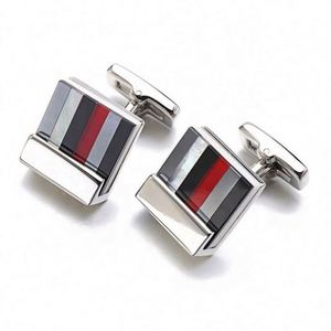 Wholesale Custom Rusty Free Blank Sublimation <b>Cufflinks</b> for <b>Men</b> - Product Image 1
