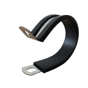 Abrazadera de manguera de acero inoxidable, forrado de goma, tipo P, <span class=keywords><strong>EPDM</strong></span> - Product Image 1
