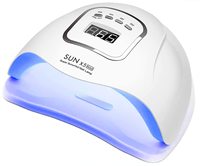 Nouveau design 2026 – Séchoir à ongles UV LED 180W à induction automatique avec minuterie 30/60/99s, lampe à gel pour ongles compatible avec la tension US 110V – Vente en gros pour salons