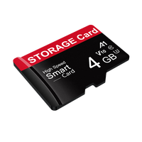 Tarjeta de memoria Flash de alta calidad tarjeta SD 4 GB Memorial Clase de alta velocidad 4 GB mini tarjeta SD
