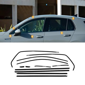 Tira Decorativa para Ventana de Coche, Marco de Puerta Exterior de Acero Inoxidable para Volkswagen Golf 8 2021-2024, Kit de Carrocería, Accesorios para Coche - Product Image 1