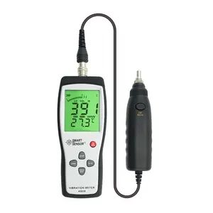 AS63B Digital Vibration Meter Vibrometer Handheld Vibration Tester with acceleration velocity measurement