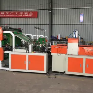 Automatische Maschine zur Herstellung von Tragetaschen aus Kunststoff