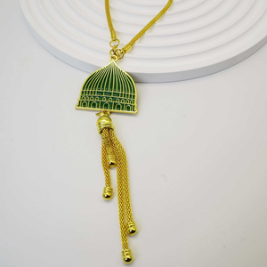 イードのイスラムの習慣による金属工芸品 |   カーバーミラーペンダント「カーバーデザイン」、家族や友人への祝福の贈り物 - Product Image 3