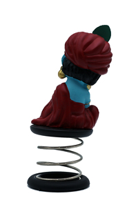Hand-Painted Lord Krishna Spring Idol Blue Finish Decorative Car Dashboard & <b>Home</b> <b>Temple</b> Showpiece for Office & Gift - Product Image 2