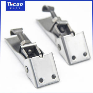 パッドロック可能なトグルケースラッチロックボックスチェストドロークラスプツールボックスステンレス鋼トグルラッチキャッチクランプ（ロック付き） - Product Image 6