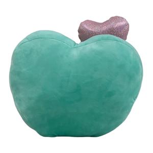 Nuevo juguete de peluche con sonrisa de manzana y Corazón Verde, globo de corazón rosa, juguete de peluche favorito para niña, regalo divertido - Product Image 5