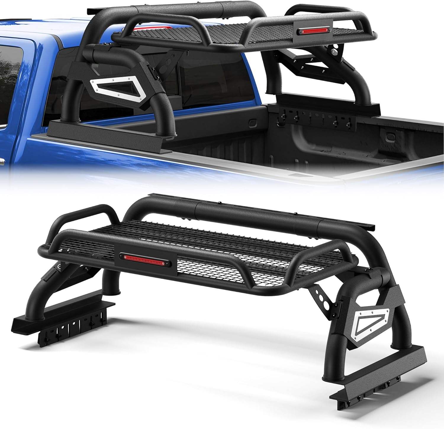 Negro con Cesta de Carga, Camionetas de Tamaño Mediano