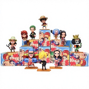 Figurines PVC Anime Blind Box – Lot Complet de 10 Personnages avec <span class=keywords><strong>Luffy</strong></span> et Zoro pour Collectionneurs Avertis – Ornement de Vitrine Japonaise - Product Image 1