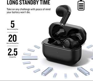 Auriculares Intrauditivos Inalámbricos de Alta Calidad con Sonido Estéreo, Cancelación Activa de Ruido LED, Resistentes al Agua IPX5, Estuche de Carga para <span class=keywords><strong>IOS</strong></span> - Product Image 3