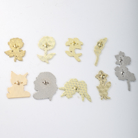 Broche en émail souple Faith Hope Love, plaquée argent, croix religieuse, cœur, cadeau inspirant personnalisé, vente en gros