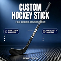 Bâton de hockey sur glace en fibre de carbone haute performance, monobloc, senior, courbe P28, flex 77/87, léger, durable, 380g, professionnel