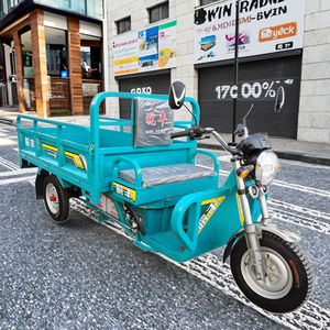 Китайский трехколесный грузовой электротрицикл с открытым кузовом, 1500 Вт, 1,9 м, три двери, грузоподъемность 400 кг, скорость 30 км/ч - Product Image 6