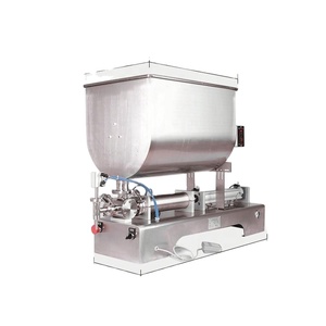 Machine de remplissage horizontale pneumatique à chauffage et mélange pour confitures, sauces, cosmétiques, aliments et boissons, avec système en U - Product Image 2