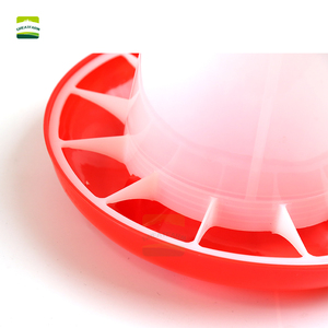 6kg Poultry <strong>Feeder</strong> with Handle Gravity Chicken <strong>Feeder</strong> Bucket with Lid and Divided Base Tray for Broiler Layer <strong>Free</strong> Range Farm - Product Image 2