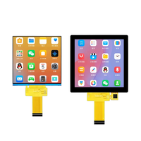 Écran TFT carré de 3,95 pouces, écran tactile carré 480x480, 300 cd/m² avec interface MIPI