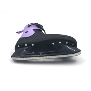 Nouvelles chaussures de patinage professionnelles pour femmes adultes, couleur noire et violette créative, dessus en PP, doublure en velours chaud, chaussures de patinage sur <span class=keywords><strong>glace</strong></span> pour patinoire - Product Image 5