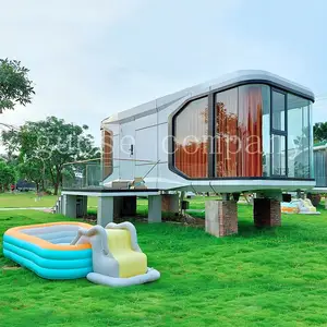 Capsule cabin homestay prefab house design for tourist resort prefabricated home Guose