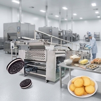 Complete biscuitproductielijn, multi-country voltage, automatische koekjesapparatuur, biscuitmachine, Zuidoost-Azië, Afrika