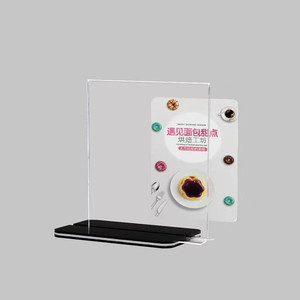 Thickened <strong>Acrylic</strong> Price Tag Holder A4 A5 Clear Menu <strong>Stand</strong> Advertise Label Holder Poster Sign <strong>Paper</strong> Brochure <strong>Display</strong> <strong>Stand</strong> - Product Image 1